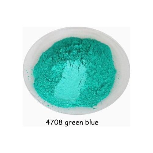 Free shipping Healthy Natural green blue Mica Powder,raw of eye shadow makeup,DIY soap,paint pigment,lipstick