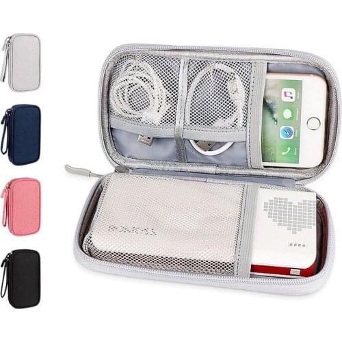 Digital Bags for Cable U disk Hard Disk Cable Bag Organizer Wires Charger Digital Portable Earphone Case Storage Accessories