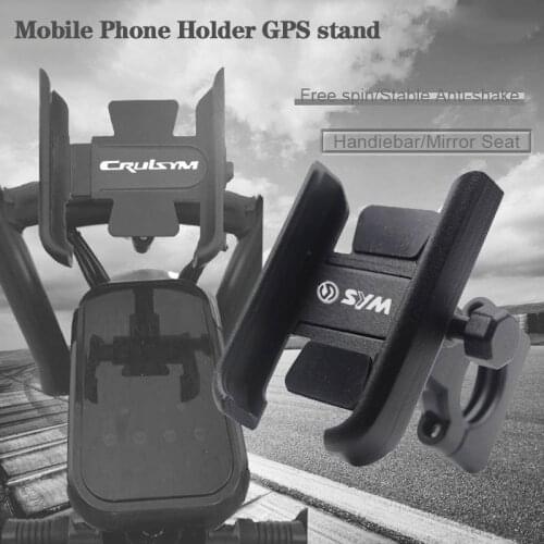For SYM CRUISYM 125 180 300 GTS 250i 300i maxsym 400 600 jet 14 125 Motorcycle handlebar Mobile Phone Holder GPS stand bracket