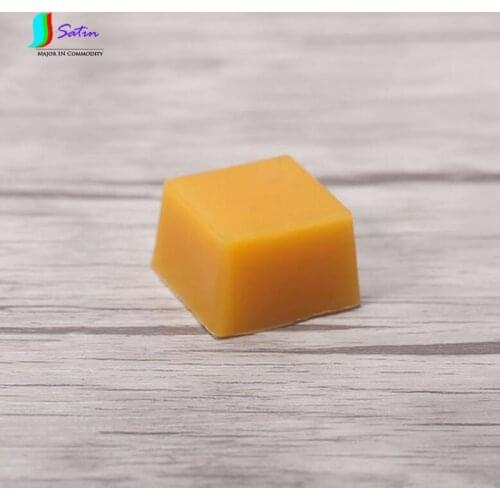 Yellow Leather Tool Knife or Sewing Thread Lubrication Polishing Beeswax Paste,Leather Knife Lubrication Accessory Paste S0165H