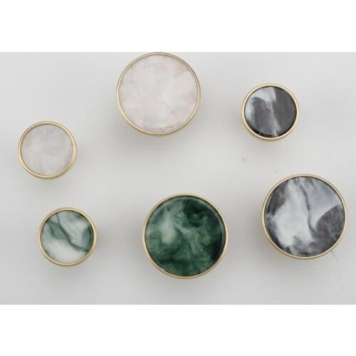 JD Copper Childrens Room Handle Nordic Stlye Jade Wardrobe Door Drawer Cabinet Brass Golden Color Round Furniture Single Hook