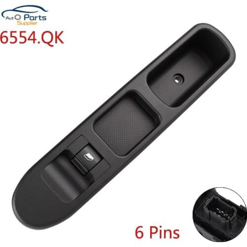 Power Window Regulator Switch button For Peugeot Partner Tepee 207 Citroen Berlingo 6554.QK 6554QK 6490.E2 6490E2 100011722