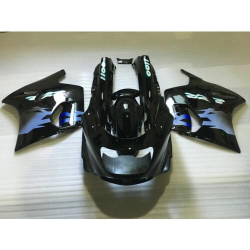 Custom Fairing kit for KAWASAKI Ninja ZZR1100 93 99 00 01 03 ZZR 1100 1993 2001 ABS Gloss black Fairings set+gifts KA03