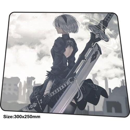 NieR:Automata mouse pad 300x250mm mousepads best gaming mousepad gamer Fashion large personalized mouse pads HD pattern pc pads