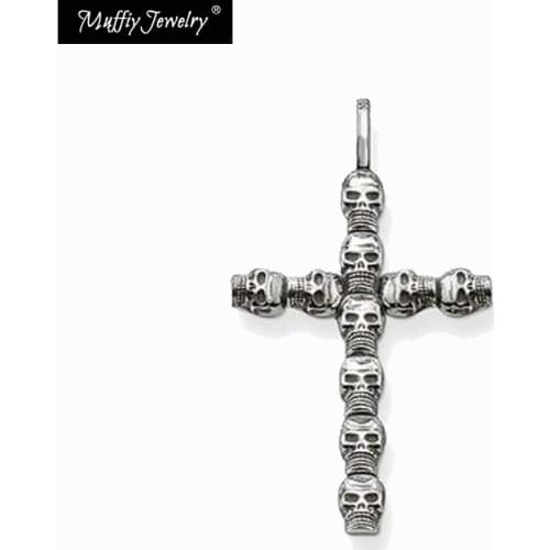 Skull Cross Pendant,Europe Style Rebel Fashion Good Jewerly For Men And Women, Gift In 925 Sterling Silver,Super Deals