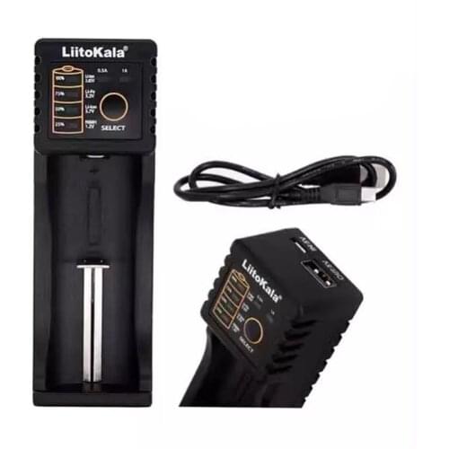 Lii-100 Battery Charger For 26650 16340 RCR123 14500 LiFePO4 1.2V Ni-MH Ni-Cd