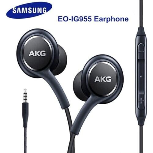 Samsung AKG Earphones EO IG955 3.5mm In-ear Wired Mic Volume Control Headset for Samsung Galaxy S10 S9 S8 S7 huawei Smartphone