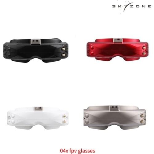 SKYZONE 04X OLED 5.8G 48CH receiver 1280X960 DVR FPV goggles, with video function, head tracking fan for RC aircraft FPV racing