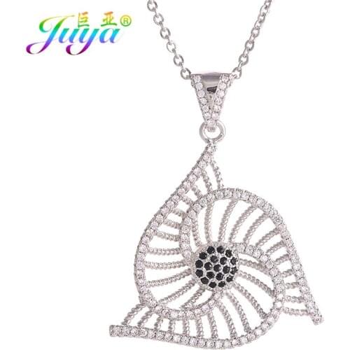 Juya Handmade Sweater Necklace Micro Pave Zircon Greek Eye Flating Flower Pendant Necklace For Women Girls Christmas Necklace
