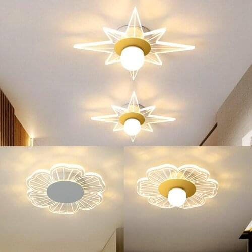 Simple modern porch creative personalized cloakroom floating window balcony corridor ceiling lamp