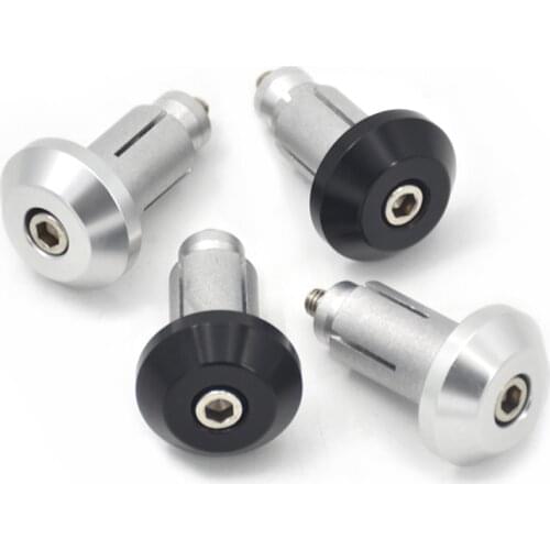 Retro Motorcycle Handlebar Ends GN CG Motorbike Handle Bar Caps Motorcross Bar End Aluminum Alloy Plug Slider 14mm-18mm Diameter