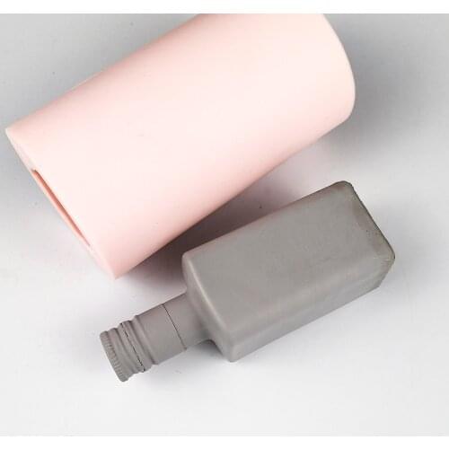 3D Wine Bottle Silicone Molds Bottle Soap Molds Handmade Crafts Gypsum Chocolate Candle Candy Mold Soap Making