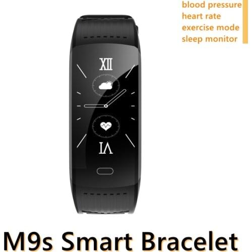 M9s Smart Bracelet Heart Rate Blood Pressure Health Waterproof Bluetooth Smart Watch Band Fitness Tracker Sports Wristband