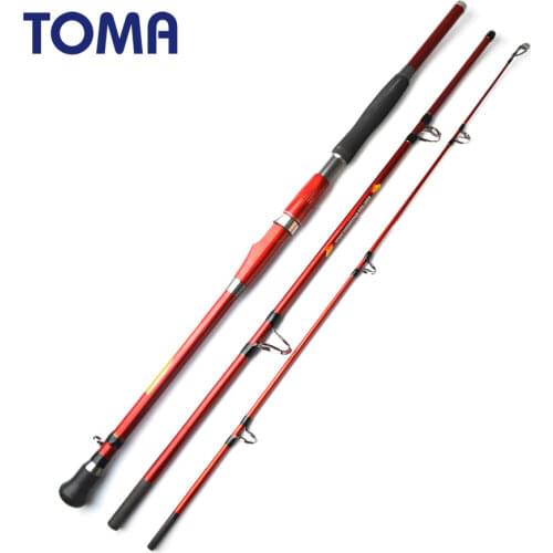 Jigging Sea Boat Fishing Rod Carbon Fiber 1.8m 2.1 2.4m Surf Rod Big Game 40LB H Lure Weight 100-300G Spinning Fishing Rod