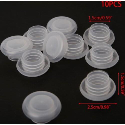 VFGTERTE 10PCS/SET Beer Bottle Stopper Home Brew Wine Bottle Caps Stoppers Plastic Plug Kitchen Bar Tool Glass Saver Sealer