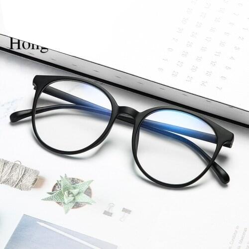 2020 Trends Office Anti Blue Light Oversized Retro Computer Glasses Women Blue Blocking Gaming Big Size Men Eyeglasses Frame