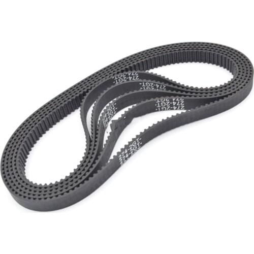 5pcs 2MGT 2M 2GT Rubber closed Synchronous Timing belt, Pitch length 274/278/280/284/288mm, width 6mm/9mm, 137/139/140/142/144