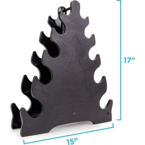 5 Layers Dumbbell Rack Sports Equipment Space Saving Home Gym Organizer