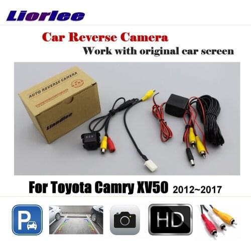 Car Reverse Rearview Camera For Toyota Camry XV50 2012~2017 Original Screen / HD CCD Backup Parking CAM