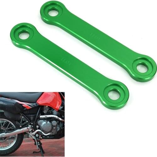 For Kawasaki KLR650 KLR 650 Linkage Lowering Link Extended Lower Kit CNC Billet Aluminum