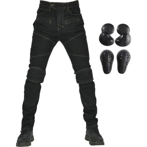 2020 New Upgrade Motorcycle Riding Denim Jeans for Men Women Motocross Racing Pants With 4 X CE Armor Knee Hip Protective Pads