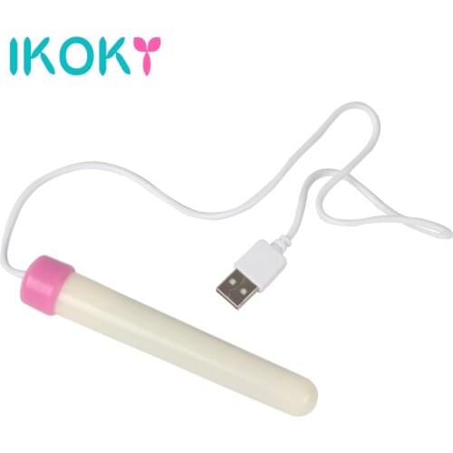 IKOKY Universal USB Heating Bar Vagina Warmer Torch Sex Toys For Men Male Masturbation Cup Warmer Anal Vagina Warm Adult Product