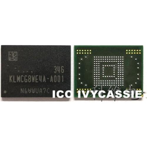 KLMCG8WE4A-A001 eMMC BGA169 NAND Flash IC 64GB Memory Store Chip 4.41 Verison Soldered Ball