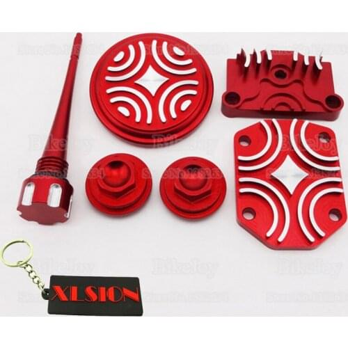 Engine Dress Up Kit Red For Lifan Zongshen YX 50cc 70cc 90cc 110cc Pit Dirt Bike ATV Quad Motocross Motorcycle