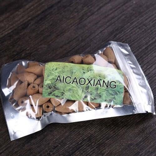 HOT 50 Pcs Incense Cones Little Monk Small Buddha Censer Backflow Incense Home Office Teahouse Home Decor NDS