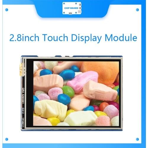 Waveshare 2.8inch Touch Display Module For Raspberry Pi Pico, 262K Colors, 320×240 Pixels, SPI Interface
