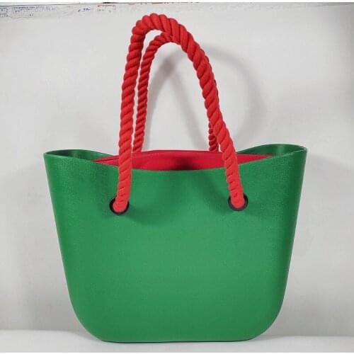 2021 Customized New EVA Silicone Shopping Bag Fashion Women Shoulder Tote Handbags Winter Style Look