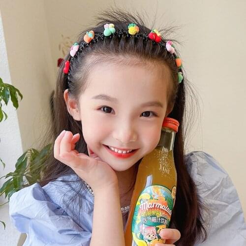 New Girls Fashion Cartoon Hair Bands Childrens Hair Clips Handmade Hair Bands Birthday Gifts Headdress Hair Accessories JA192