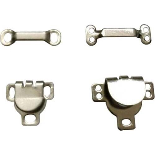 Wholesale 100sets/lot 2 parts 8013A trousers skirts hooks and eyes metal brass two sizes nickle color free shipping 2016030201