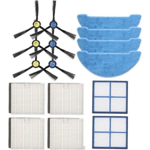 V8 plus Robot Vacuum Cleaner HEPA Filter Mop Cloth Side Brush for ilife v8 plus Robotic Vacuum Cleaner Parts Accessories
