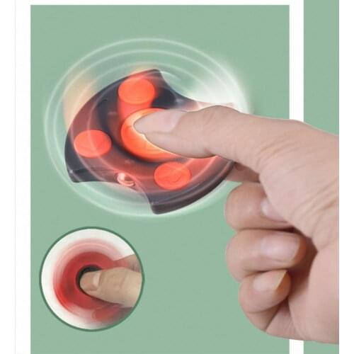 Button Hand Spinner Stress-relieving Multifunctional Smooth Edge Finger Fidget Rotating Hand Spinner for Kids
