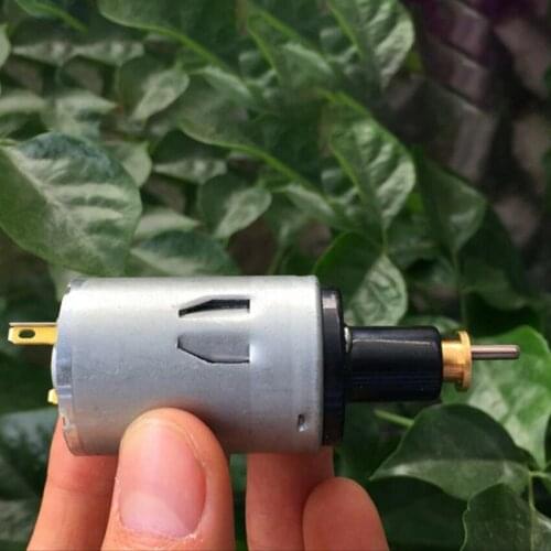 DC3-6V 6600-14000RPM Bias Shaft 380 Motor Micro Crankshaft Model Motor Connecting Rod DIY Electric Machinery Block Current 4A