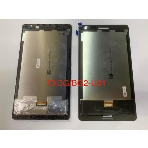 Touch Screen Digitizer Sensor Glass LCD Display Monitor Assembly with frame For Huawei MediaPad T3 3G Version BG2-U01 BG2-U03