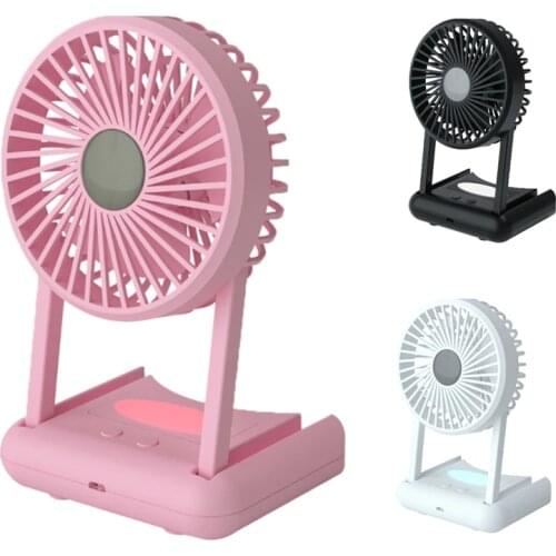 Battery Operated Fan, Handheld Small Fan Portable Fan Mini Personal Fan for Home Office Table and Desktop