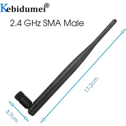 2.4GHz 5dBi WiFi Antenna 802.11b/g Aerial SMA Male for Mini PCI U.FL IPX to SMA Male Pigtail Cable Wireless Router