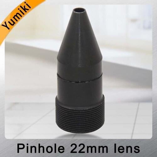 Yumiki HD 2.0Megapixel 22mm pinhole Lens, CCTV Camera Lens,M12 mount,Image Format 1/2,F1.6, Fixed Iris