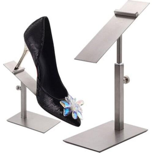 1pcs Shoes display rack shoes shelf clothing shoes bracket shoe care mall Nakajima window stainless steel display props