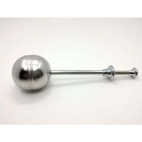 1PC Stainless Steel Teapot Tea Strainer Ball Shape Mesh Tea Infuser Filter Reusable Tea Bag Spice Tea Tool Accessories PD 004