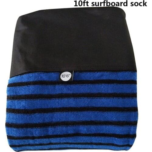 10FT Surfing Protective Bag Stretch Terry Sock Cover Quick-Dry Surfboard Sock Free Shipping