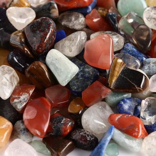 100g/lot Small Mini Natural Colorful Quartz Crystal Stone Rock Chip Healing Specimens Quartz Stone Gifts Collectables Home Decor