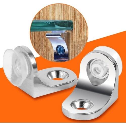 20/40/60PC Corner Brace Stainless Steel Brackets Cabinet Wardrobe Shelf Support Portable Mounting Bracket DIY Furniture Hardware