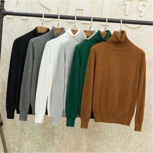 2018 Turtleneck Women Sweater Long Sleeve Knitting Pullover Women Sweaters Soft Female Jumper Autumn Winter Warm sweaters PZ572