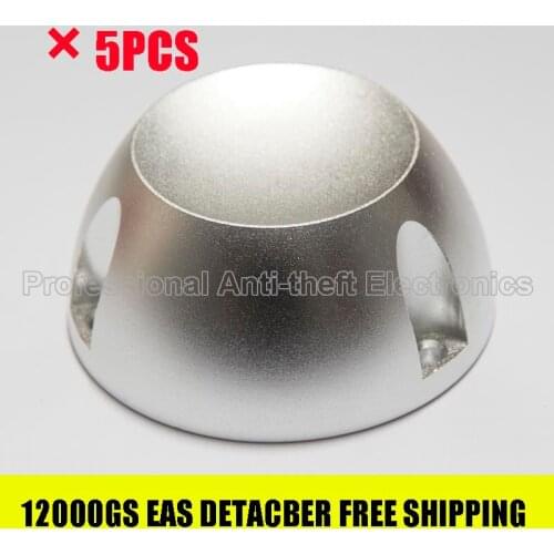 5pcs/lot 12000GS silvery EAS golf tag detacher golf tag remover for EAS anti-theft security protection