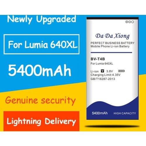 Large Capacity 4950mAh BV-T4B BV T4B Battery for Nokia Microsoft Lumia 640XL RM-1096 RM-1062 RM-1063 RM-1064 mobile phone