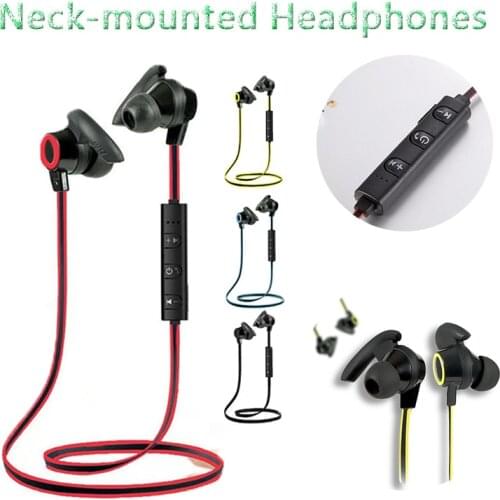 Wireless Earphones Neckband Sports 5.0 Bluetooth Earphone Stereo Headset Strong Bass Music Headphones With Mic For Xiaomi IPhone