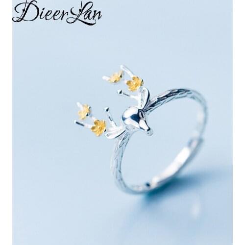 DIEERLAN Antique Rings China